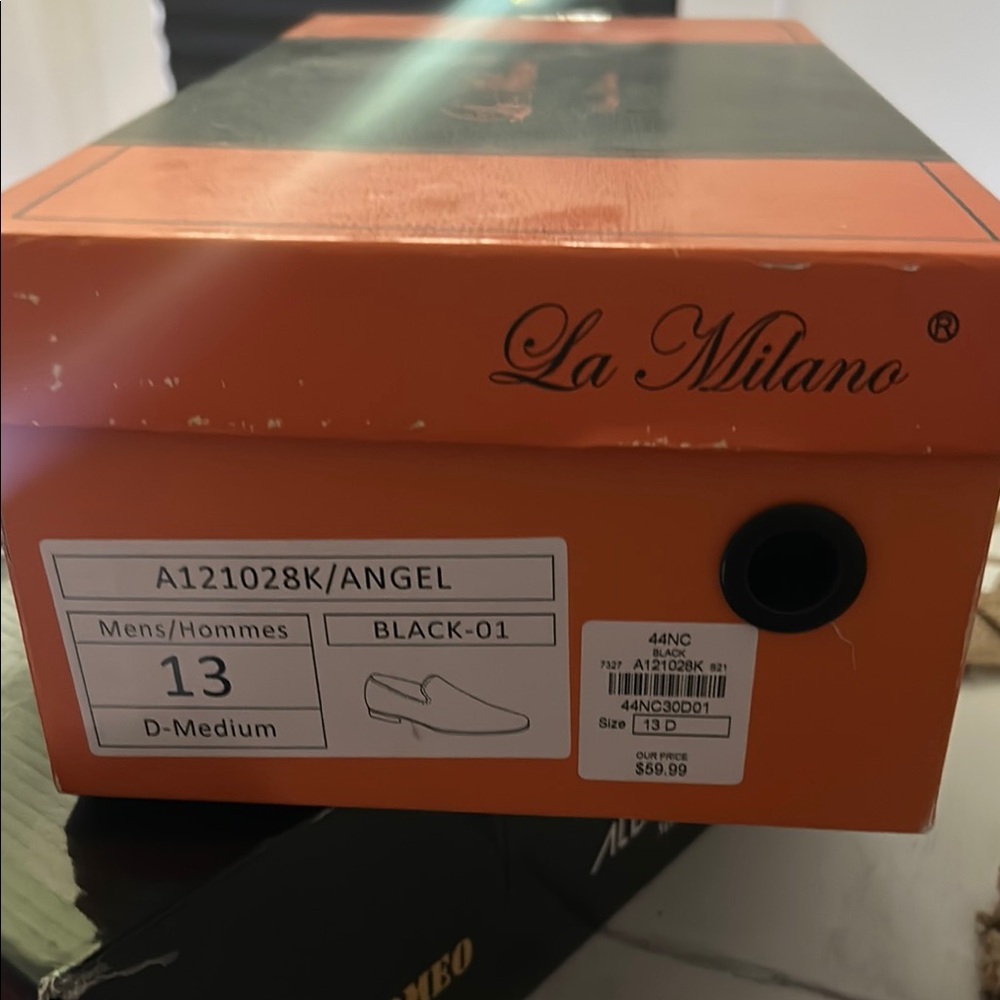 Milano Black Men's Loafers